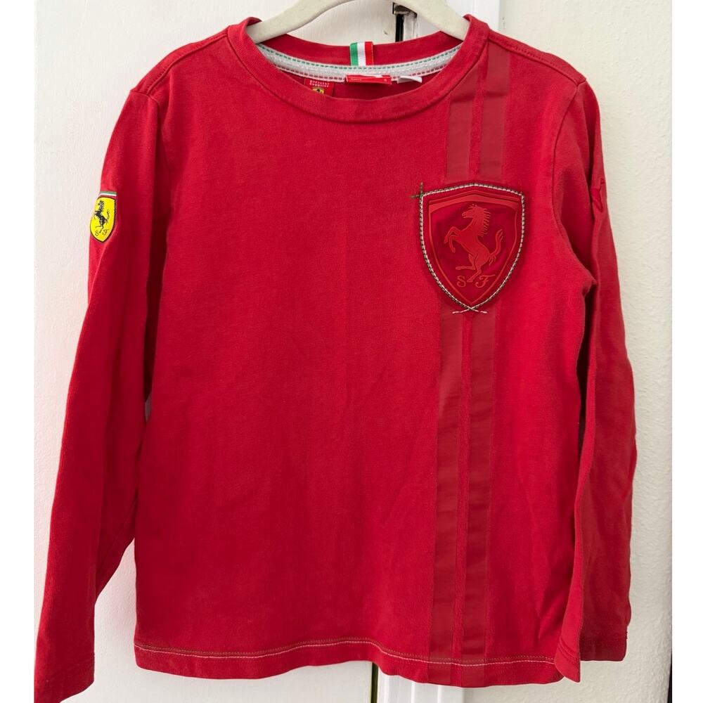 Ferrari Scuderia Puma Youth long sleeve shirt / racing / f1 / youth 5T *read